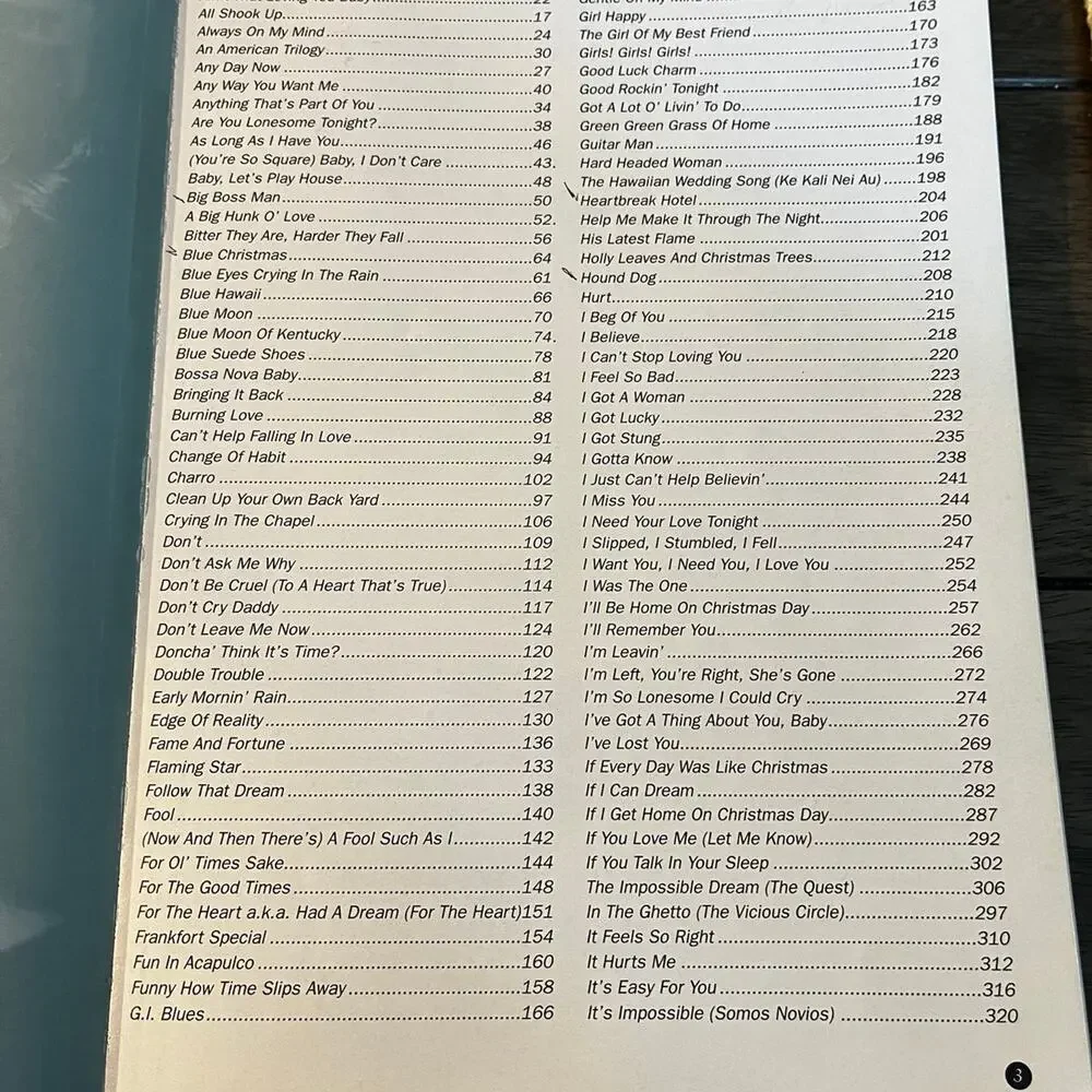 Elvis Presley Anthology Hal Leonard  Song Book Volume 1 & 2